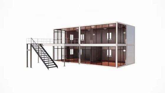 Casa de contenedores prefabricada modular de la playa 5950 mm