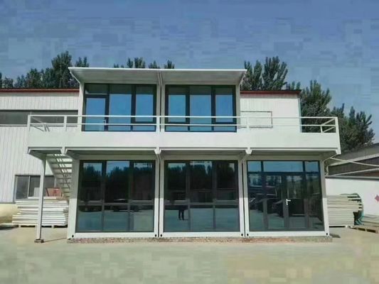 Casa de contenedores prefabricada modular de la playa 5950 mm
