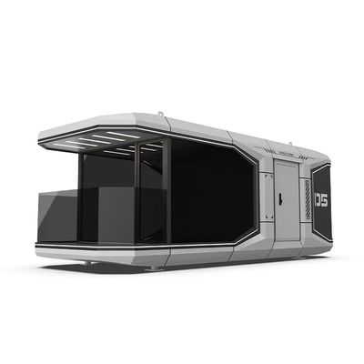 Contenedor modular de vivienda temporal Casa cápsula con diseño contemporáneo