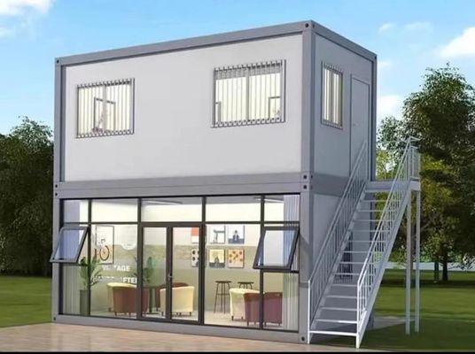 Casa de contenedores prefabricada de instalación rápida con piso de tablero MGO