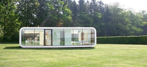 Casa de contenedores de diseño de casas de dos pisos personalizadas con panel de sandwich de lana de roca