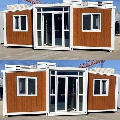 Casa de contenedores con estilo lujoso y techo de paneles de sándwich EPS