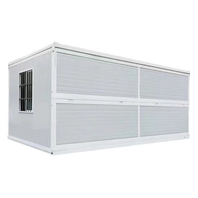 Conveniente 5950 mm Casas de contenedores plegables Casa prefabricada Oficina Casa plana