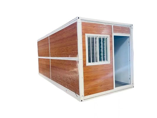 Casas modulares de contenedores plegables plegables para un montaje rápido e instalación fácil