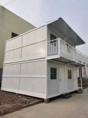 Casas modulares de contenedores plegables plegables para un montaje rápido e instalación fácil