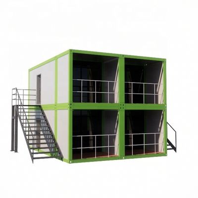 Q235/Q345 Cuadro de acero ligero de montaje rápido Casa de contenedores Casa prefabricada de contenedores
