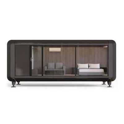 Pisos de madera compuesta Prefabricados modulares Casitas pequeñas Oficina de contenedores para necesidades de oficina portátil