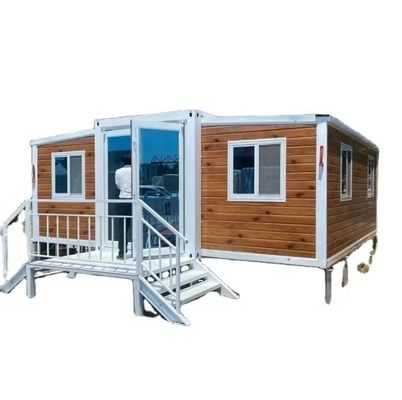 EPS paneles de sándwich Techo estilo de lujo 3 dormitorios plegable Contenedor de expansión Casa
