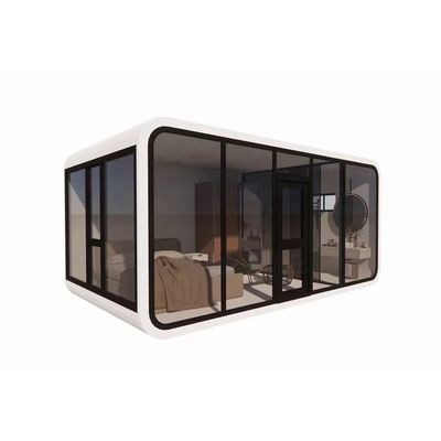Casa moderna prefabricada al aire libre Casa de trabajo móvil Cabina de oficina con diseño
