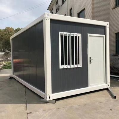 Eficientemente ensambla la casa de contenedores con piso de tablero de PVC fácil de instalar asequible