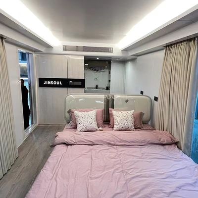 Descubra la combinación perfecta de estilo y función de la casa cápsula prefabricada