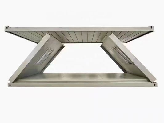 Casa plegable de contenedores móviles modulares con soporte técnico en línea y móvil