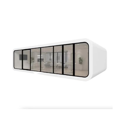 Pavimento de madera compuesta Moderna cabaña modular de 20 pies con materiales ecológicos