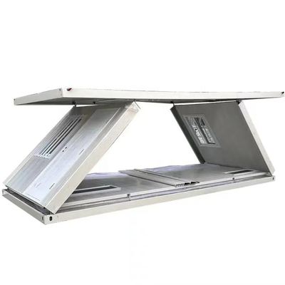 Contenedor prefabricado plegable de 10 pies y 20 pies Casas de campamento Oficina con panel de sándwich