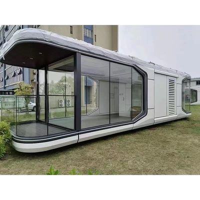Mejorar el espacio de vida Casa prefabricada moderna de lujo con piso de tablero MGO