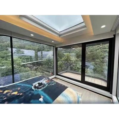 Mejorar el espacio de vida Casa prefabricada moderna de lujo con piso de tablero MGO