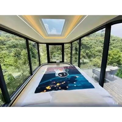 Mejorar el espacio de vida Casa prefabricada moderna de lujo con piso de tablero MGO