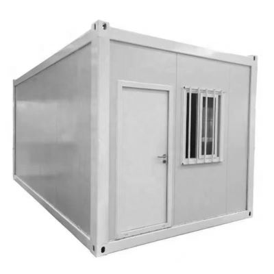 Contenedor plegable Prefabricado Casitas pequeñas Oficina de sitio Conveniente 20 pies 40 pies Instalación