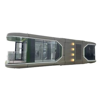 Casa móvil portátil prefabricada Casa cápsula espacial contemporánea para café