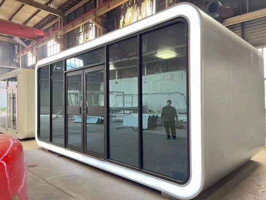 Casa prefabricada de diseño modular al aire libre personalizada para Apple Cottage Soluciones de oficina