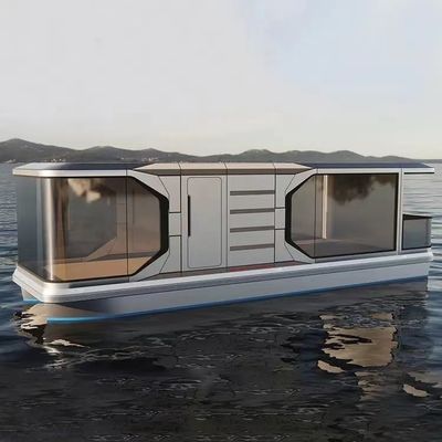 Casa cápsula espacial prefabricada de café móvil fabricada por Luxury Beach Villa en venta