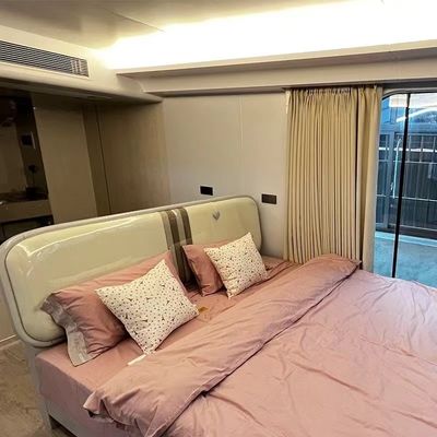 Casa cápsula espacial prefabricada de café móvil fabricada por Luxury Beach Villa en venta