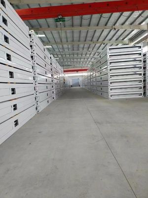 Casas de contenedores plegables de ventana de aluminio tipo Z para aplicaciones versátiles