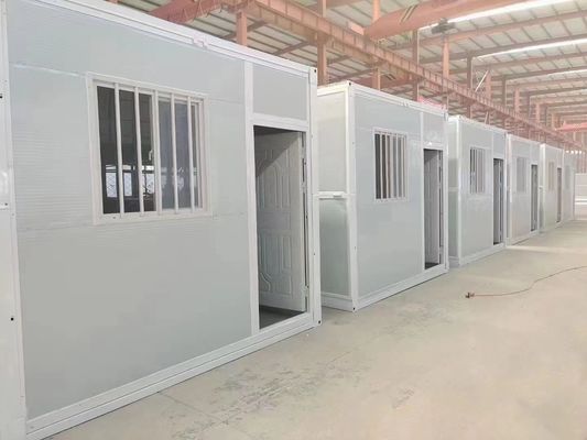 Casas de contenedores plegables de ventana de aluminio tipo Z para aplicaciones versátiles