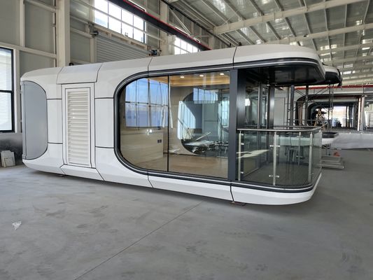 Casa móvil portátil personalizable Contenedor expandible con piso de tablero MGO