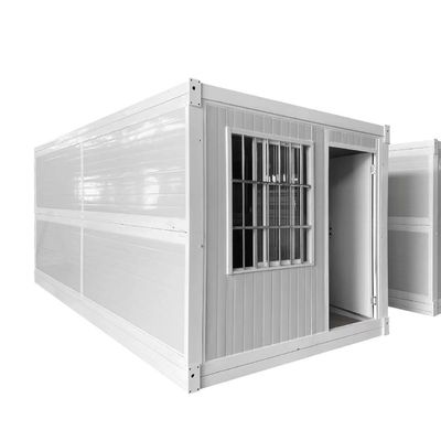 Casa plegable de contenedores móviles modulares de 5950 mm de longitud y suelo de tablero de fibra de cemento