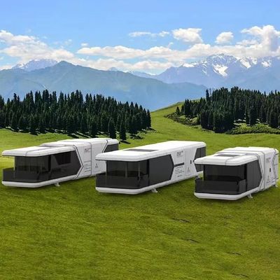 Casa móvil portátil personalizable Contenedor expandible con piso de tablero MGO