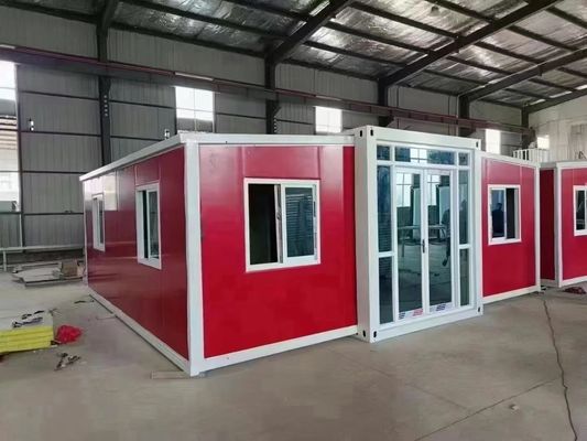 Casas de contenedores plegables de diseño moderno y prefabricadas para uso temporal