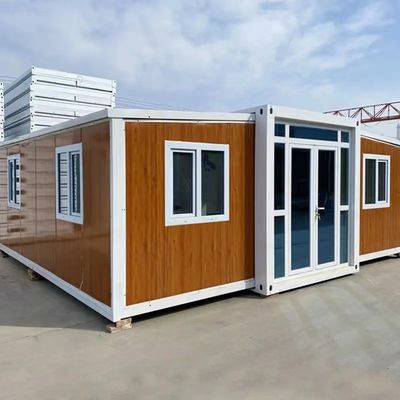 Casas de contenedores plegables de diseño moderno y prefabricadas para uso temporal