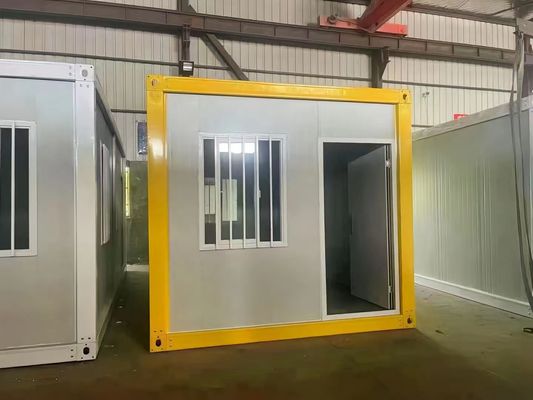 Casas de contenedores prefabricadas fácilmente ensambla microcasas con panel de sandwich pared