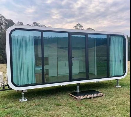 Habitación con cielo estrellado portátil Casa cápsula Contenedor expandible Cabina de manzanas