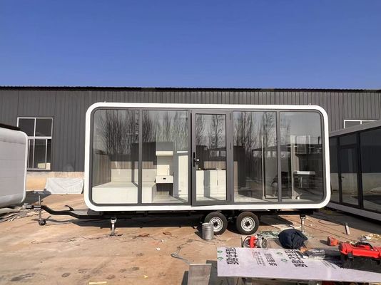 Habitación con cielo estrellado portátil Casa cápsula Contenedor expandible Cabina de manzanas