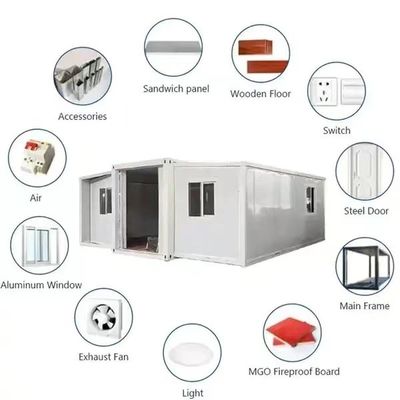 Oficinas plegables prefabricadas personalizadas y convenientes para necesidades empresariales