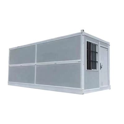 Casas de contenedores plegables para oficinas prefabricadas Q235/Q345 Cuadro de acero ligero