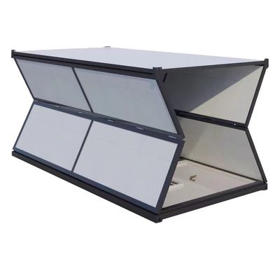 Casa de contenedores plegable portátil Hogar Oficina Almacenamiento Tienda Hotel Prefabricado Plegable