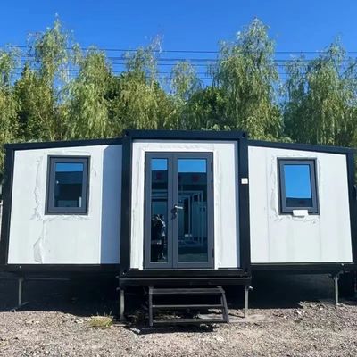 Estilo de diseño moderno Sala de contenedores plegable de doble ala de expansión