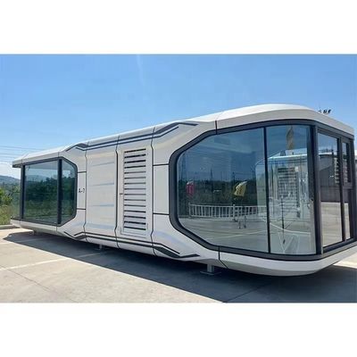 Cottage de vidrio exterior personalizado para parejas experiencia de campamento de vacaciones