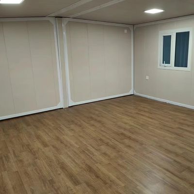 Casa de lujo prefabricada con contenedor móvil y techo de paneles sandwich EPS