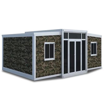 Cabina plegable de doble ala de diseño moderno de 20 pies 40 pies para exteriores y personalización
