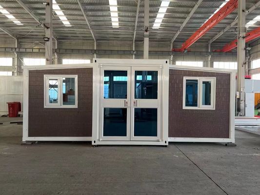 Cabina plegable de doble ala de diseño moderno de 20 pies 40 pies para exteriores y personalización