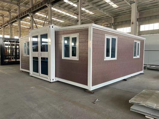 Cabina plegable de doble ala de diseño moderno de 20 pies 40 pies para exteriores y personalización