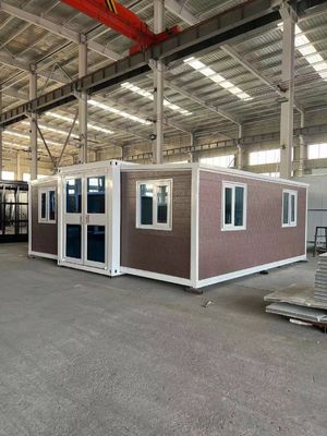 Cabina plegable de doble ala de diseño moderno de 20 pies 40 pies para exteriores y personalización