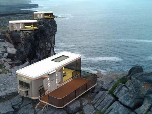 Hotel Space Capsule Casa de contenedores prefabricada de diseño moderno con soporte técnico en línea