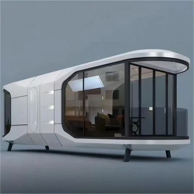 Casa de la cápsula solar de diseño contemporáneo El último contenedor expandible