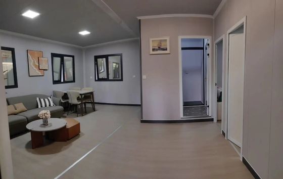 Construcción de casas de contenedores con ventana de aluminio