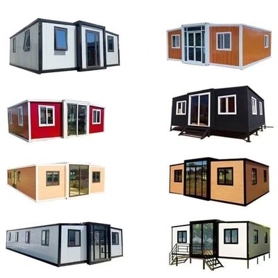 Construcción de casas de contenedores con ventana de aluminio